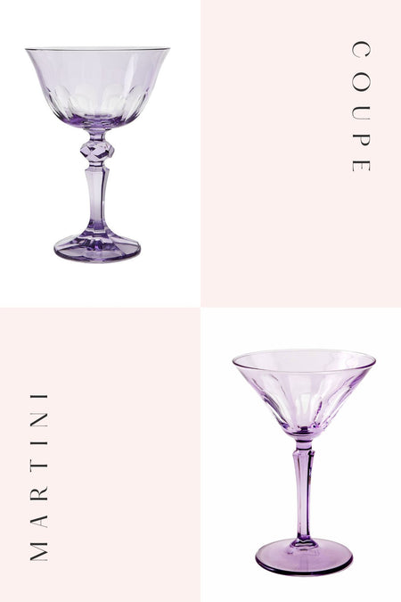 amethyst rialto glassware