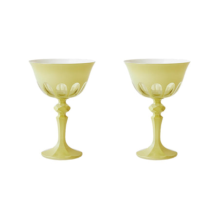 creme rialto glassware