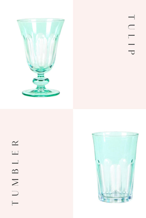 Menthe Rialto Glassware