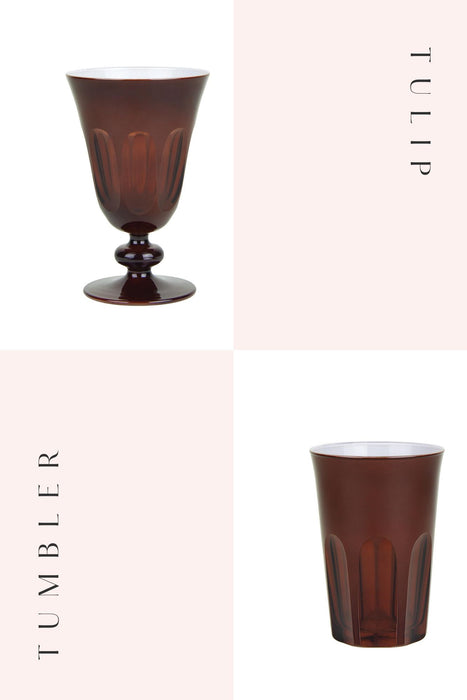 Oxblood Rialto Glassware