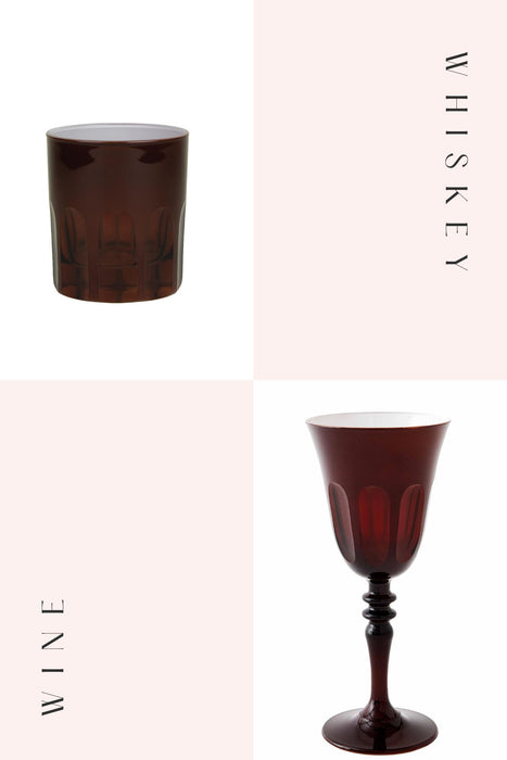 Oxblood Rialto Glassware