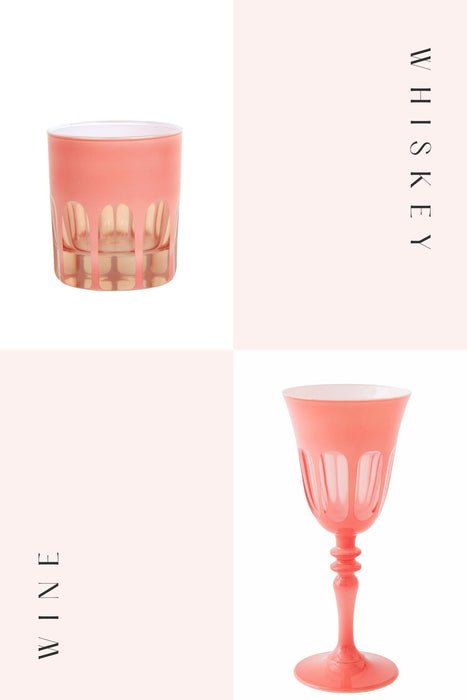 Salmon Rialto Glassware