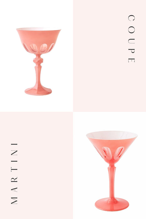Salmon Rialto Glassware