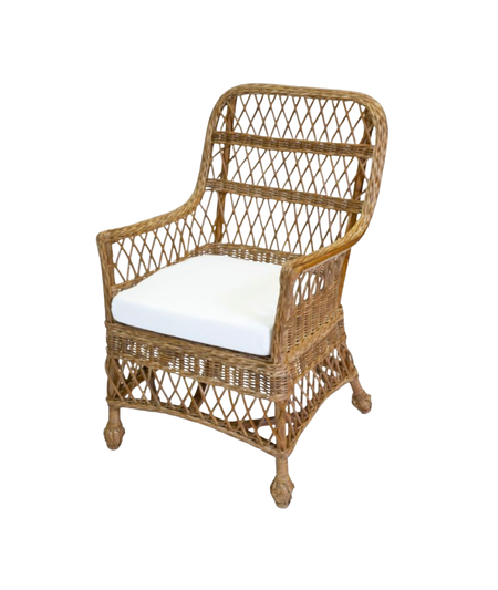 lemonade wicker arm chair