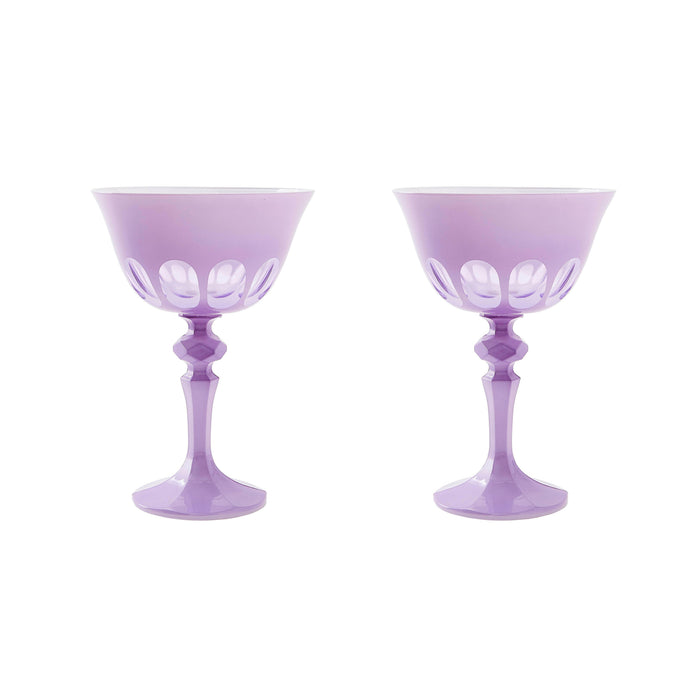 rialto lupine coupe glass
