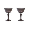 warm gray rialto glassware