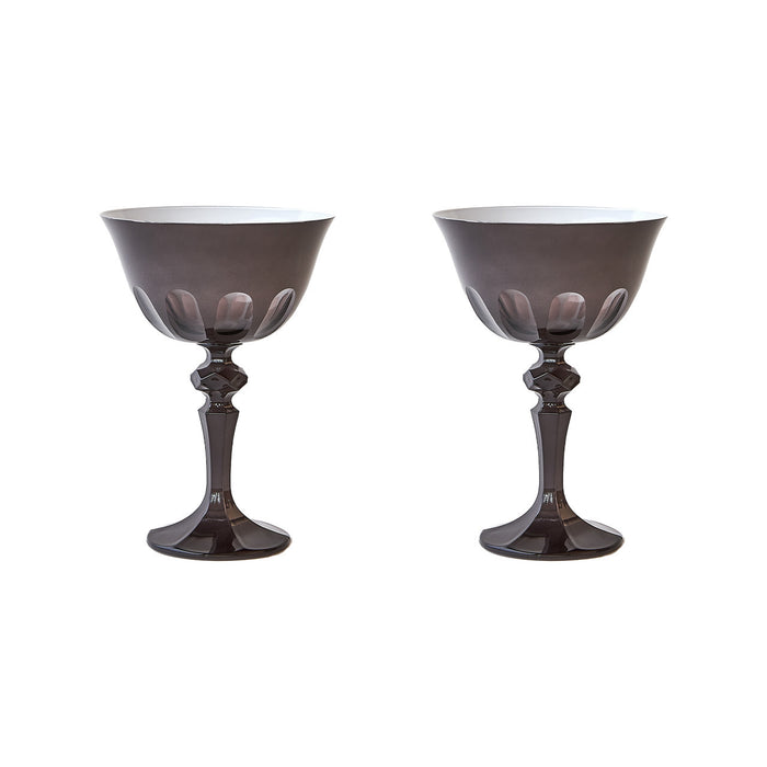 warm gray rialto glassware