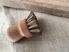 natural bristle wood dish brush
