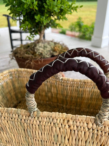 woven grass basket