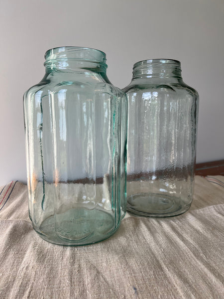 european ribbed pickling jar